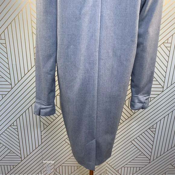 Henri Bendel Vintage Velvet Collar Zip Shift Dress - Picture 9 of 10